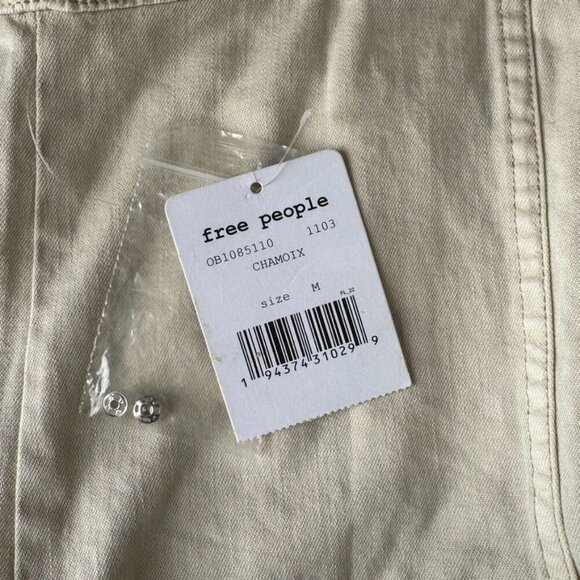 Free People We The Free Palm Desert Ivory Cargo Camisole Top Size Size Medium - Picture 6 of 8